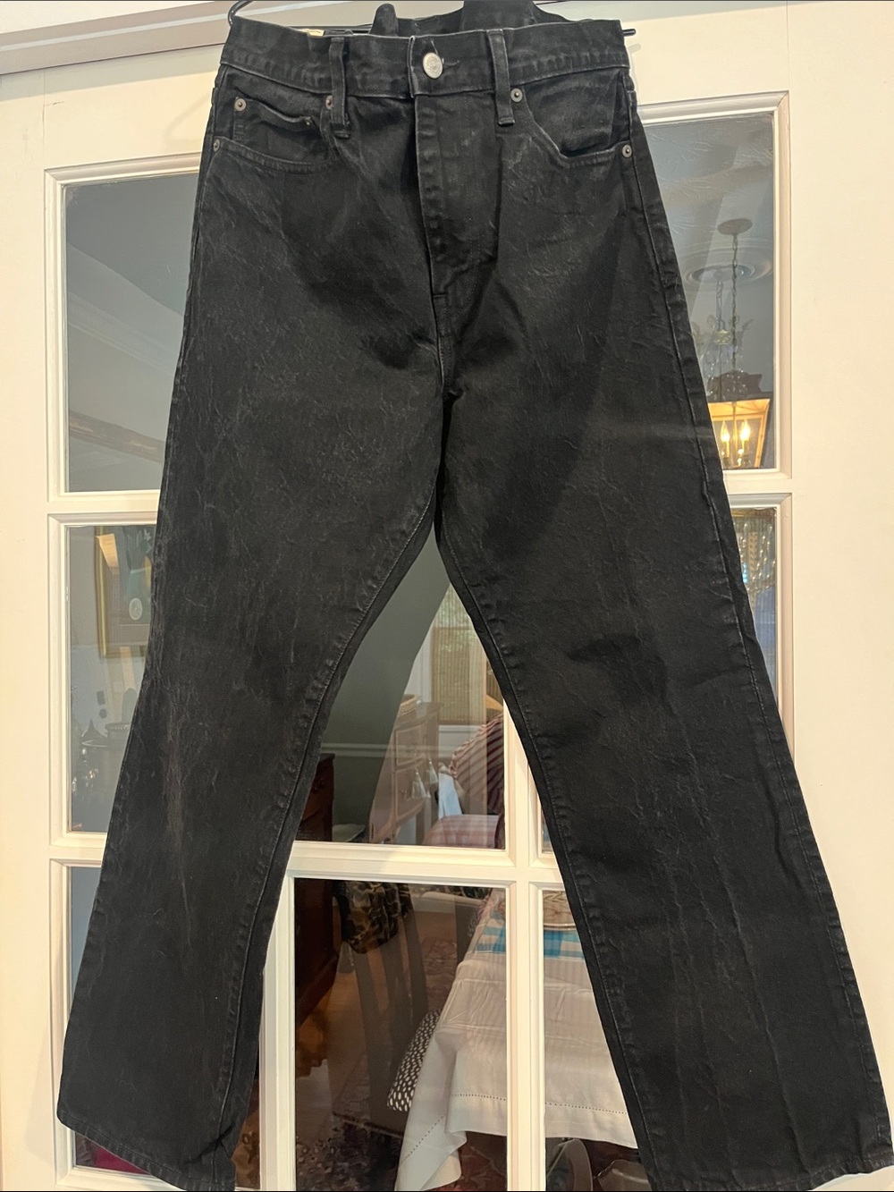 J. Crew 1040 Men's Black Straight-Leg Jeans